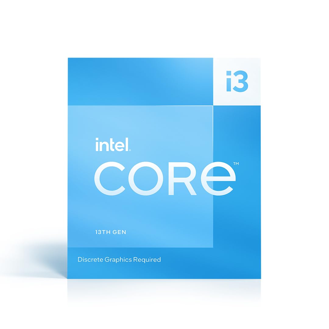 Intel® Core™ 13. Generation i3-13100F Desktop Prozessor (4 Core (4 P-Core), 12 MB Cache, up to 4,5 GHz, LGA1700