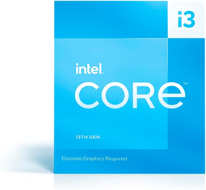 Intel® Core™ 13. Generation i3-13100F Desktop Prozessor (4 Core (4 P-Core), 12 MB Cache, up to 4,5 GHz, LGA1700