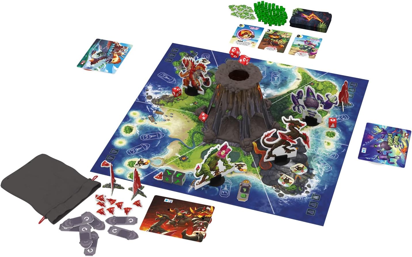 Iello | King of Monster Island | Board Game | Ages 10+ | 1 to 5 Players | 45-60 mins Minutes Playing Time