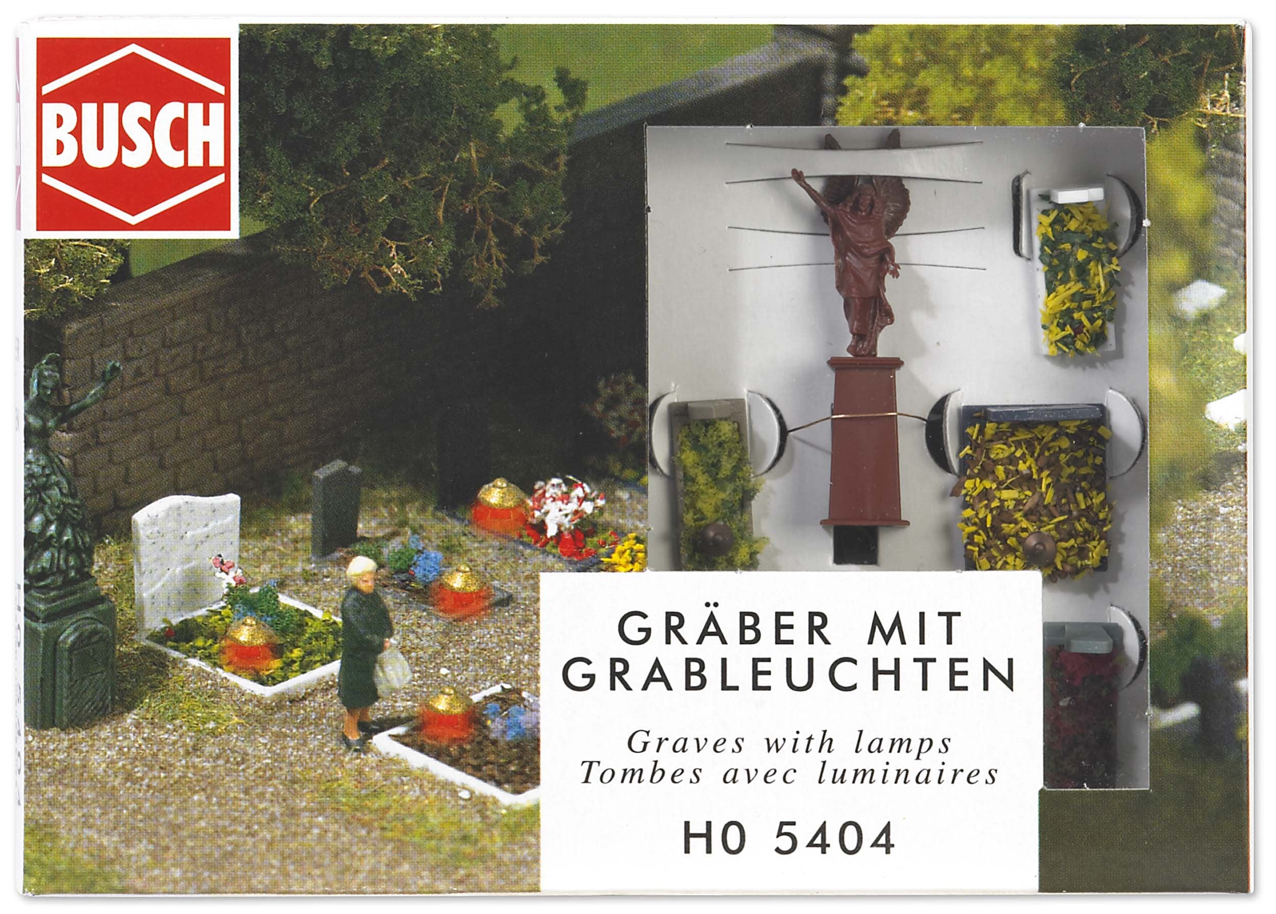Busch - 4 Graber M. Leuchten H0