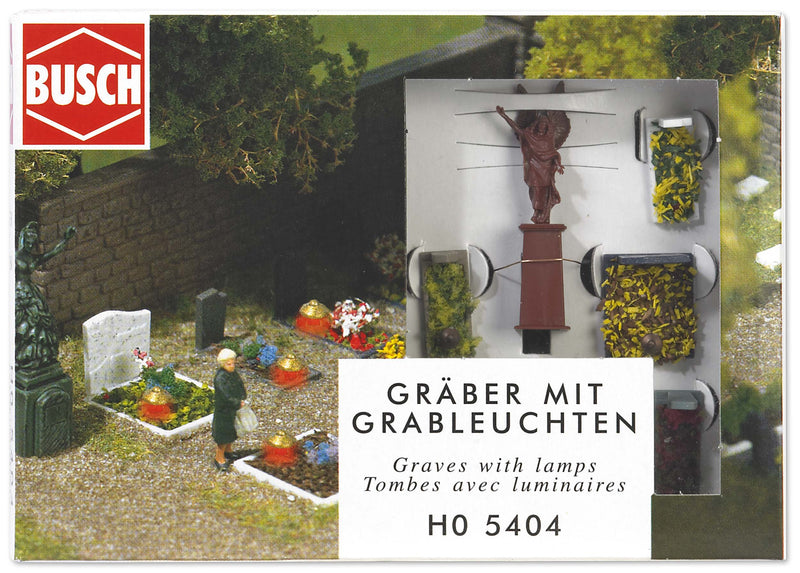 Busch - 4 Graber M. Leuchten H0