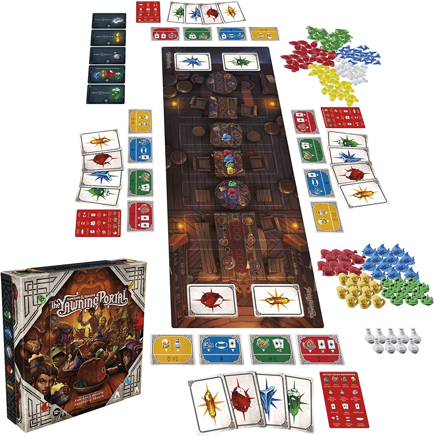 Dungeons & Dragons: The Yawning Portal Game, D&D Strategy Board Game for 1-4 Players, D&D Board Games for Ages 12 and Up, Family Games Game - Dungeons & Dragons