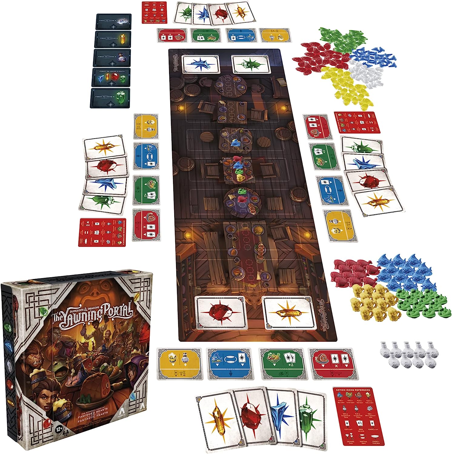 Dungeons & Dragons: The Yawning Portal Game, D&D Strategy Board Game for 1-4 Players, D&D Board Games for Ages 12 and Up, Family Games Game - Dungeons & Dragons