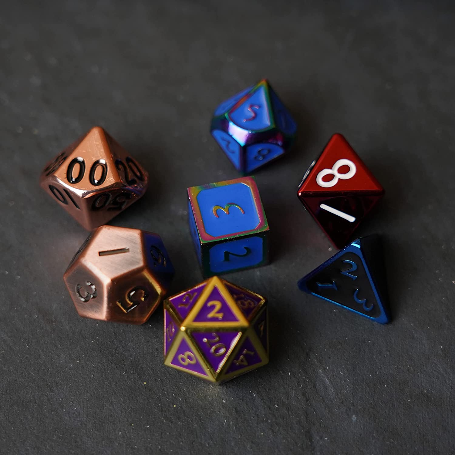 Metallic Dice Games Misfit Metals (and Package)