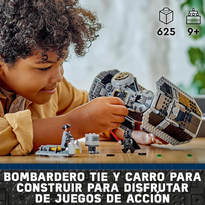 LEGO Star Wars 75347 Le Bombardier TIE, Maquette Vaisseau avec Figurine de Droide Gonk & 75360 Star Wars Yoda's Jedi Starfighter Building Toy