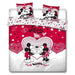 DISNEY - Dekbed overtrek 240X220 - Mickey Minnie Love You '100% Poly'