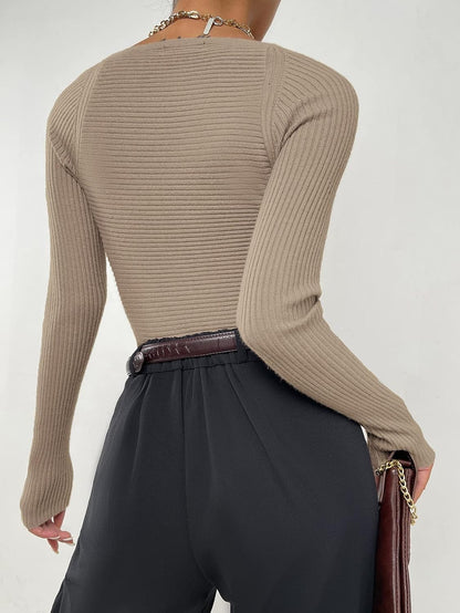 women's sweater fitted sweater rib knit photo sweater