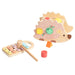 Classic World Hedgehog Wooden Pounding Bench | Educational Musical Toy for 10 Months + | Kids Educational Musical Toys | Shape Sorting and Early Development Toy for Kids