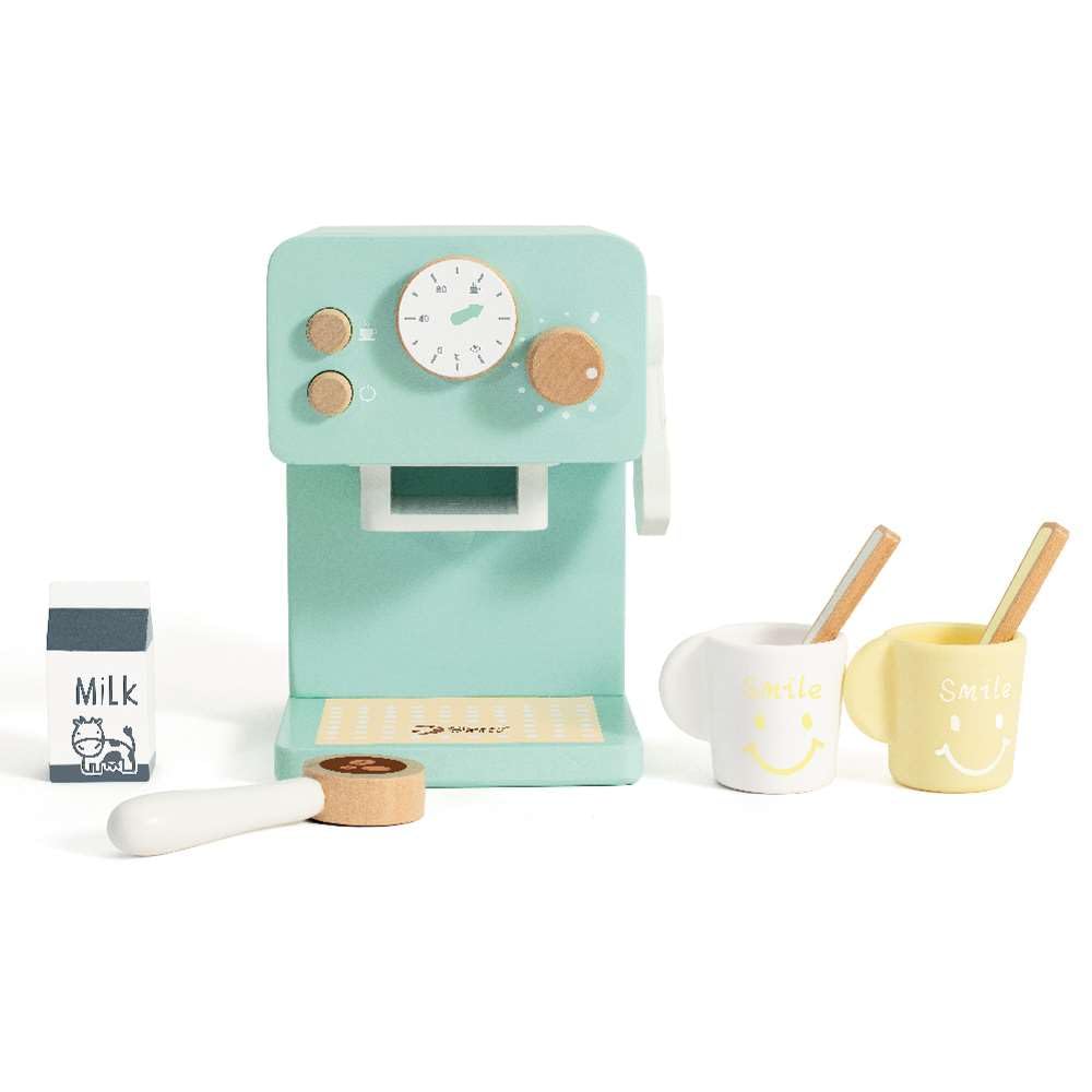 Classic World Coffee Maker | Wooden Coffee Maker Set for kids | Wooden Play Kitchen Toys for Boys and Girls 18 Months + | Encourages Imaginative Play