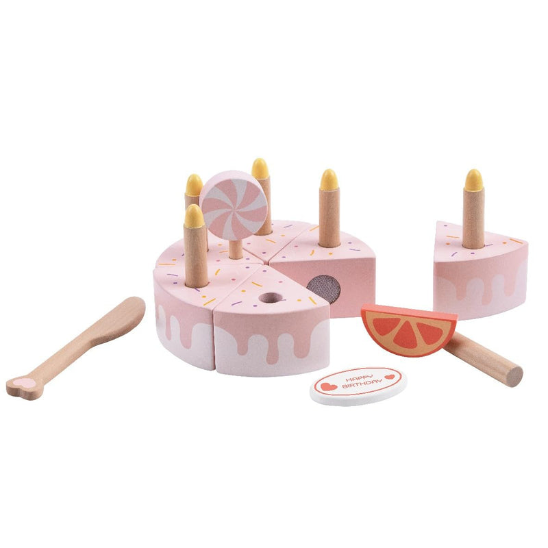 Pretend Play Cake Shop Holzkuchen-Set Mädchen Geschenk 18 Monate | Classic World Bursty Cake | (CL50565)