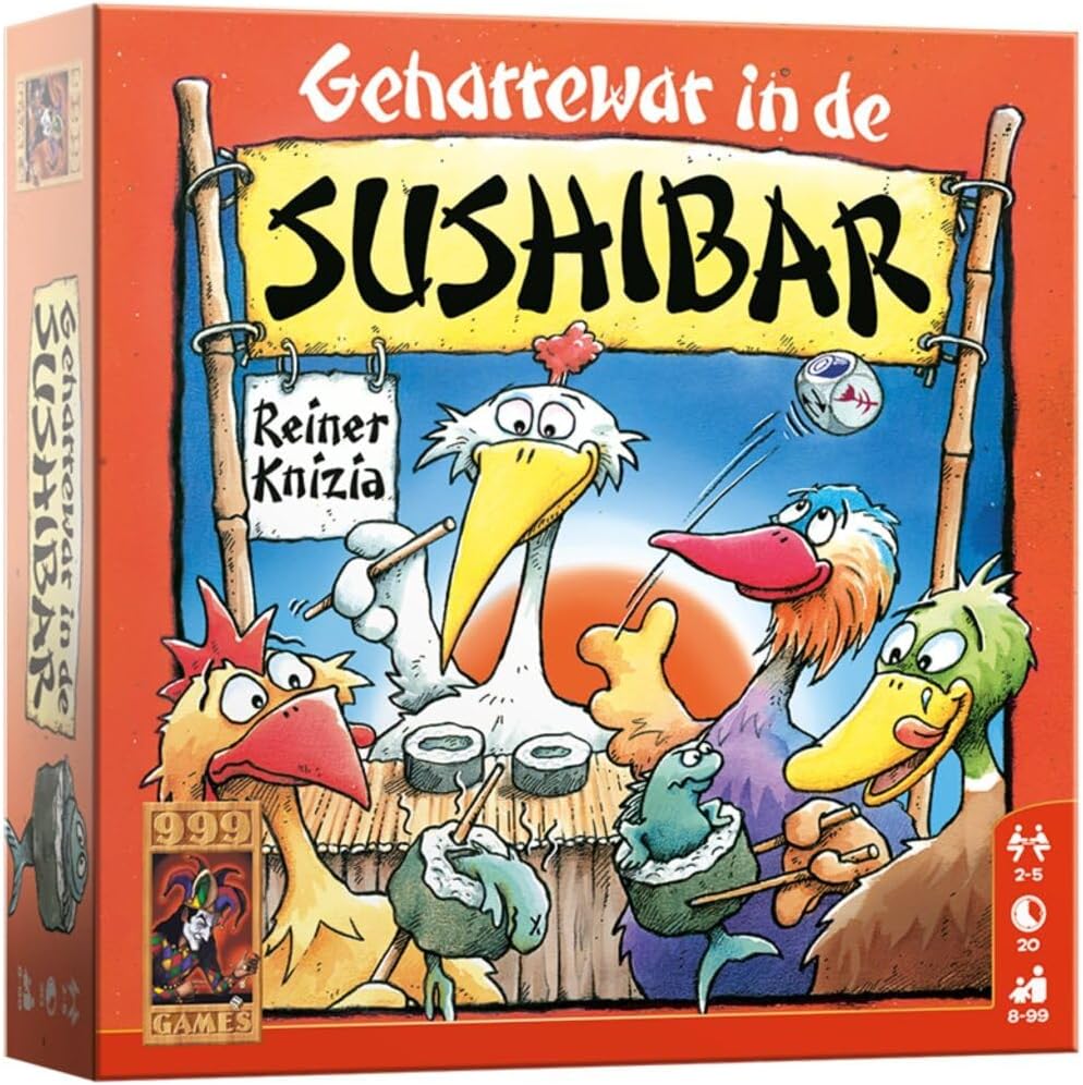 999Games - Geharrewar in de Sushibar - Dobbelspel