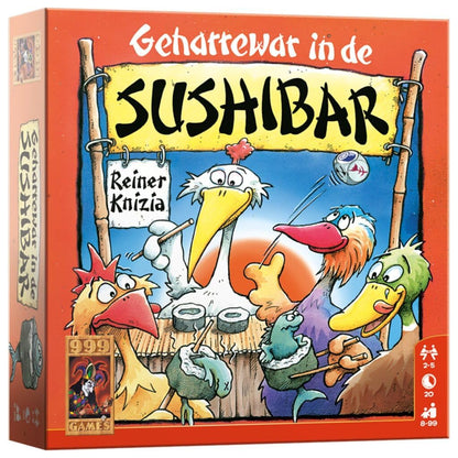 999Games - Geharrewar in de Sushibar - Dobbelspel