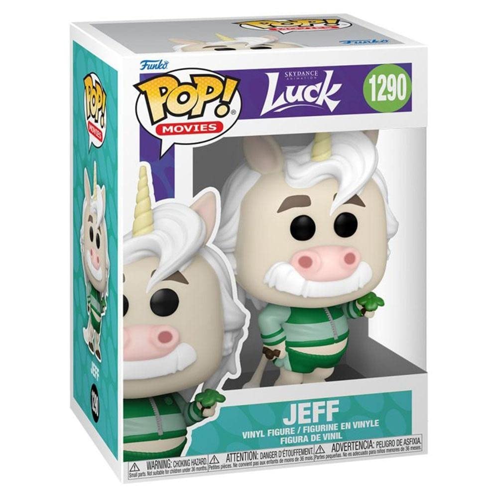 Funko POP! Movies: Luck - Jeff - Collectable Vinyl Figure - Gift Idea - Official Merchandise - Toys for Kids & Adults - Movies Fans - Model Figure for Collectors and Display