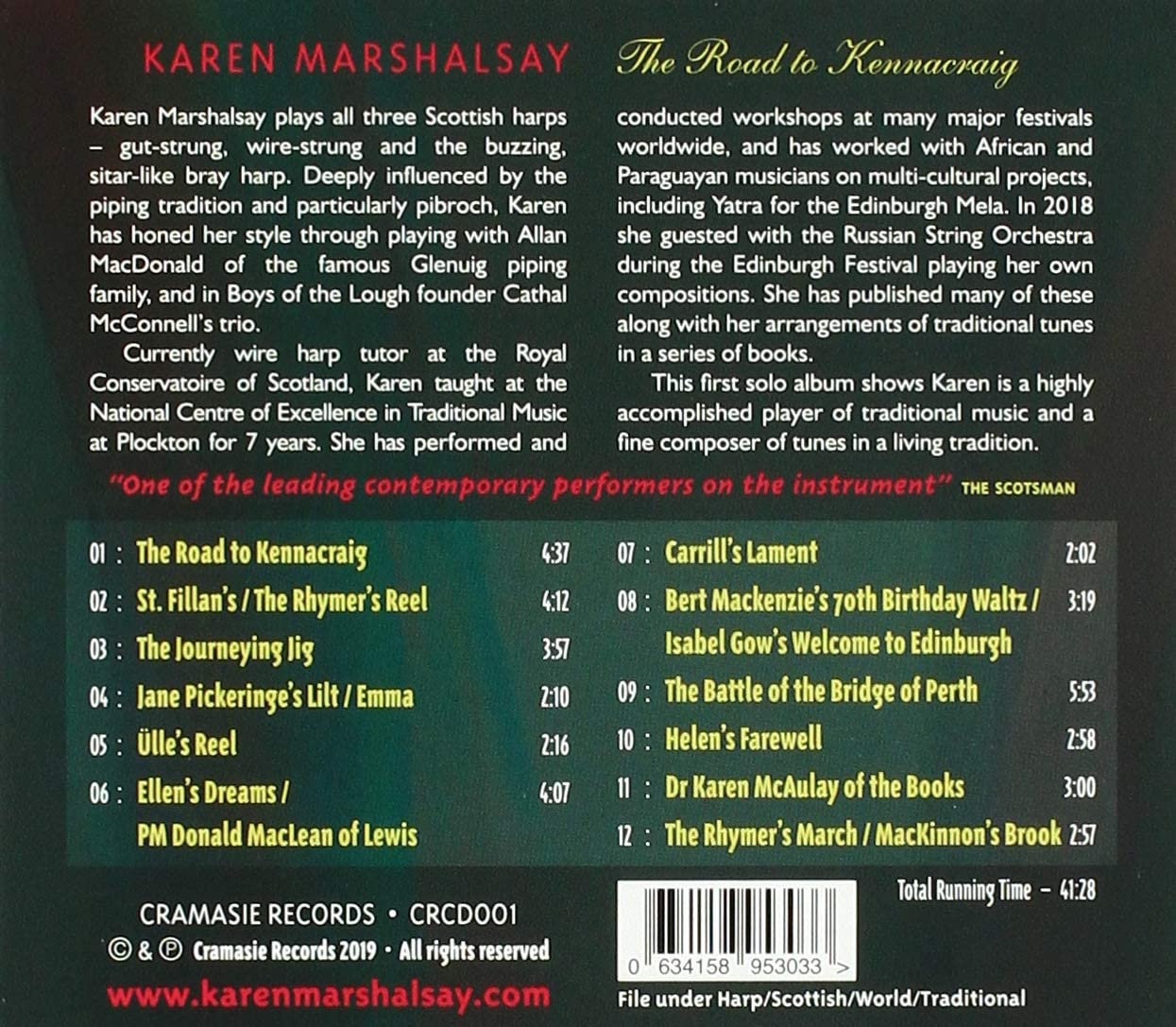 Karen Marshalsay - The Road To Kennacraig
