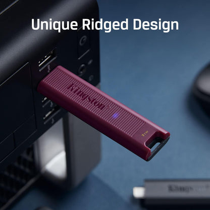 Kingston DataTraveler Max Type-A USB 3.2 Gen 2 Flash Drive 256GB 1000R/900W - DTMAXA/