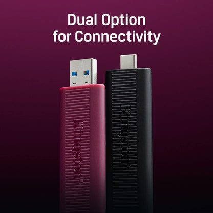 Kingston DataTraveler Max Type-A USB 3.2 Gen 2 Flash Drive 256GB 1000R/900W - DTMAXA/