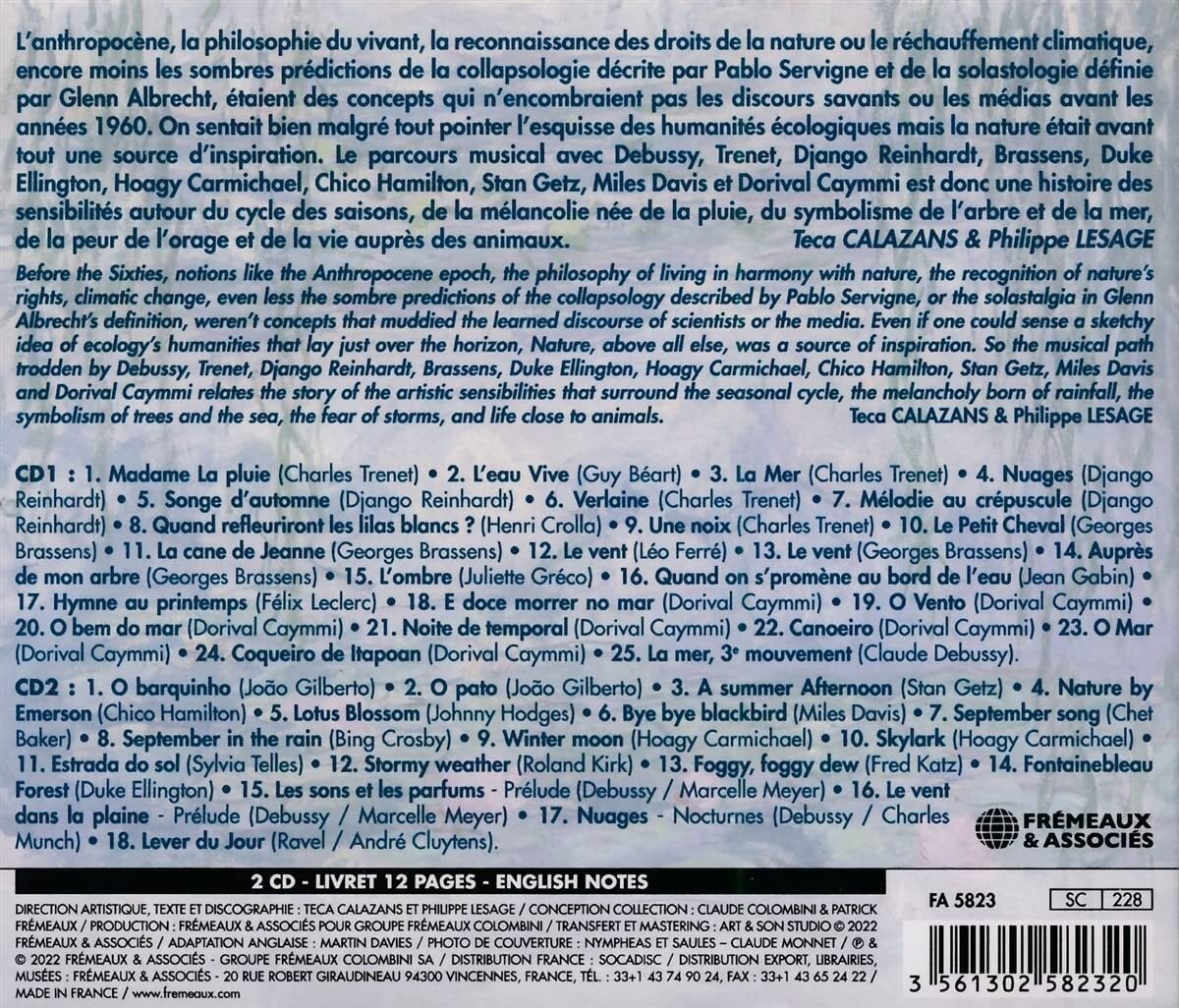 Nature, Source D'inspiration: Anthologie Des Musiques Dediees a La Pensee Ecologique 1941-1962