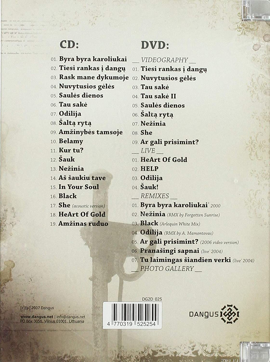 Mano Juodoji Sesuo - Essential Curse
