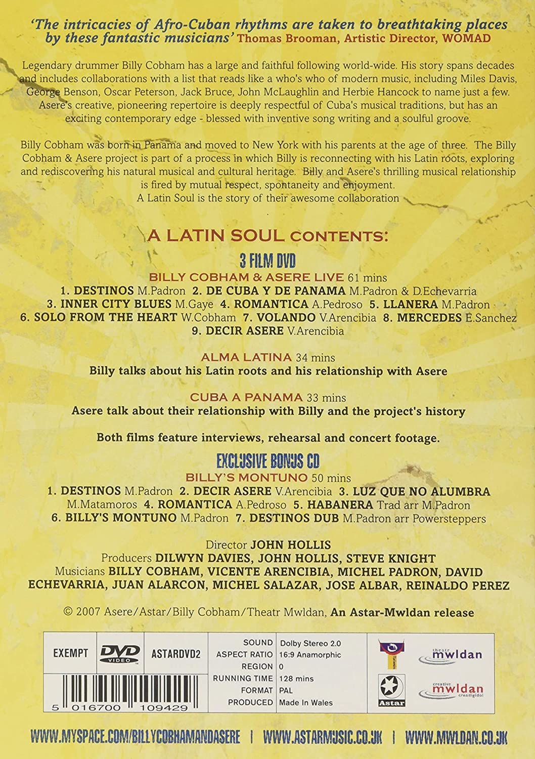 Billy Cobham & Asere - A Latin Soul