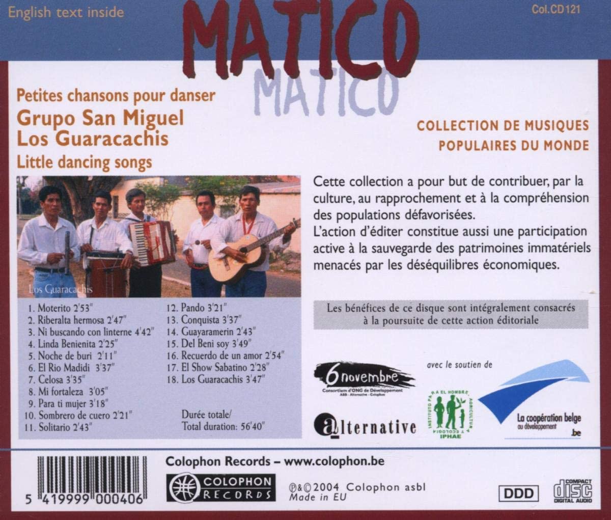 Matico Petites Chansons Pour Danser