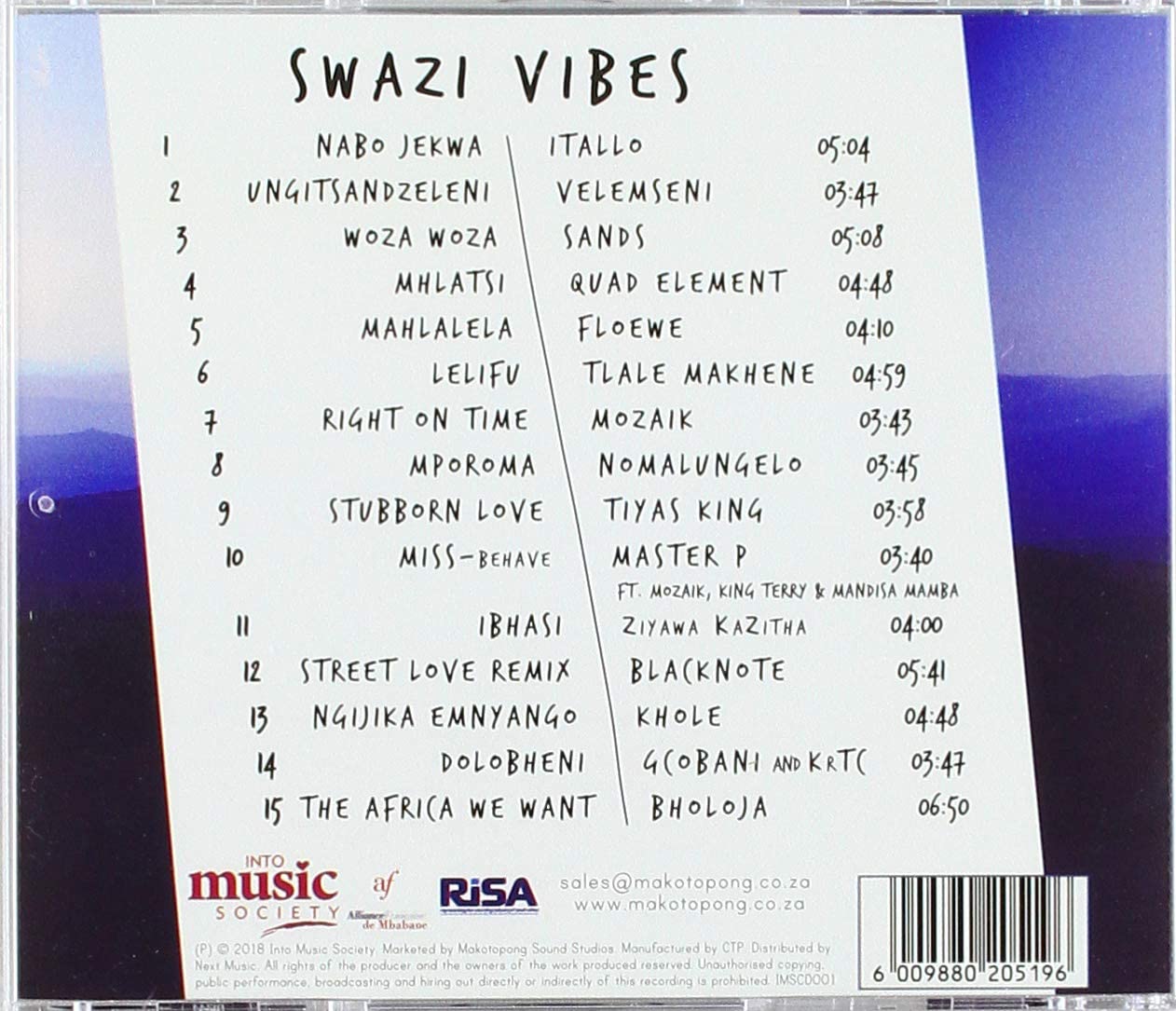 Various - Swazi Vibes Vol. 1