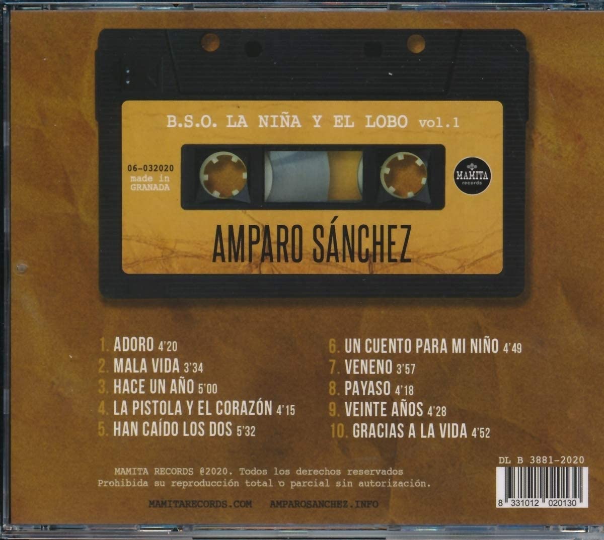 B.S.O.la Niña Y El Lobo Vol.1