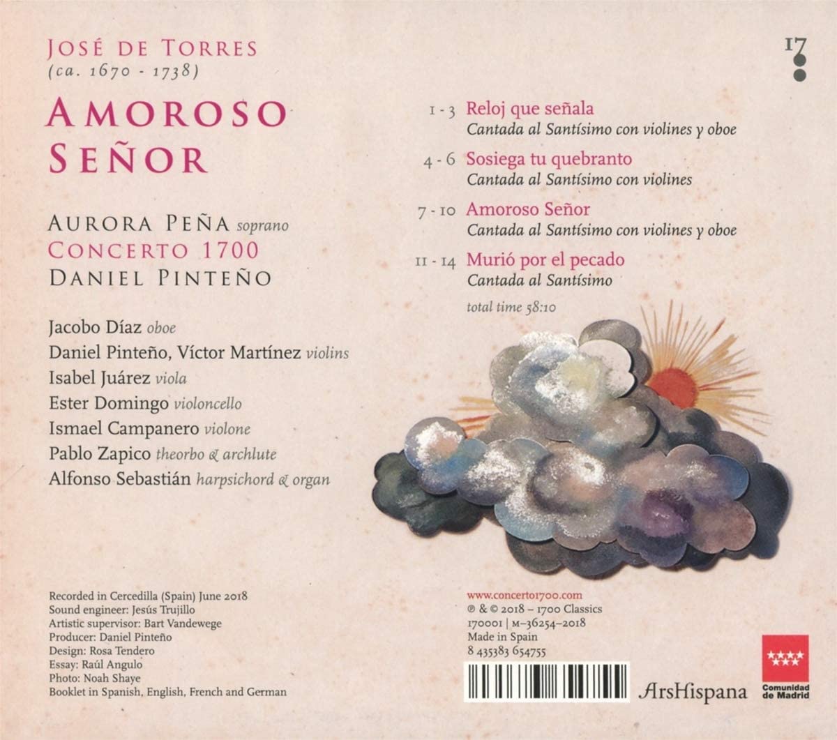 José de Torres (Ca.1670-1738): Amoroso Señor