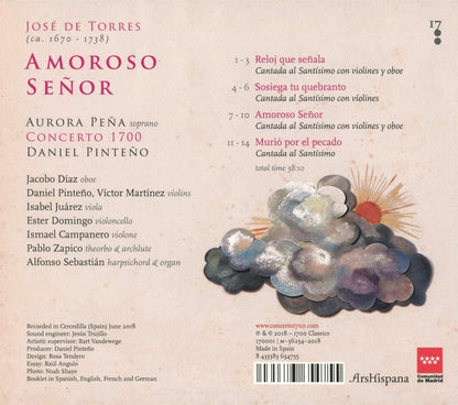 José de Torres (Ca.1670-1738): Amoroso Señor