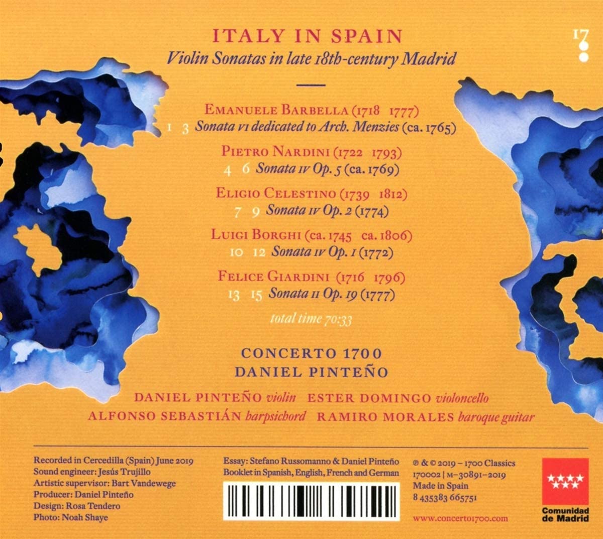 Italy in Spain: Violin Sonatas in Late 18th-Centur