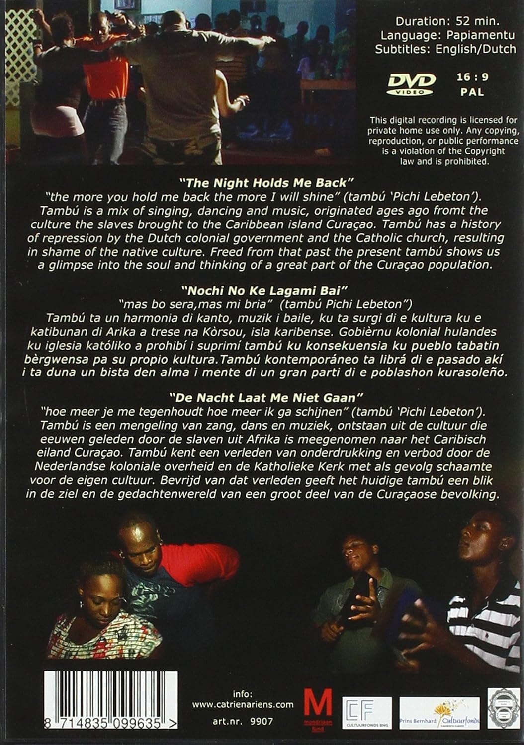 Tambu Of Curacao - Nochi No Ke Lagami Bai / The Nights
