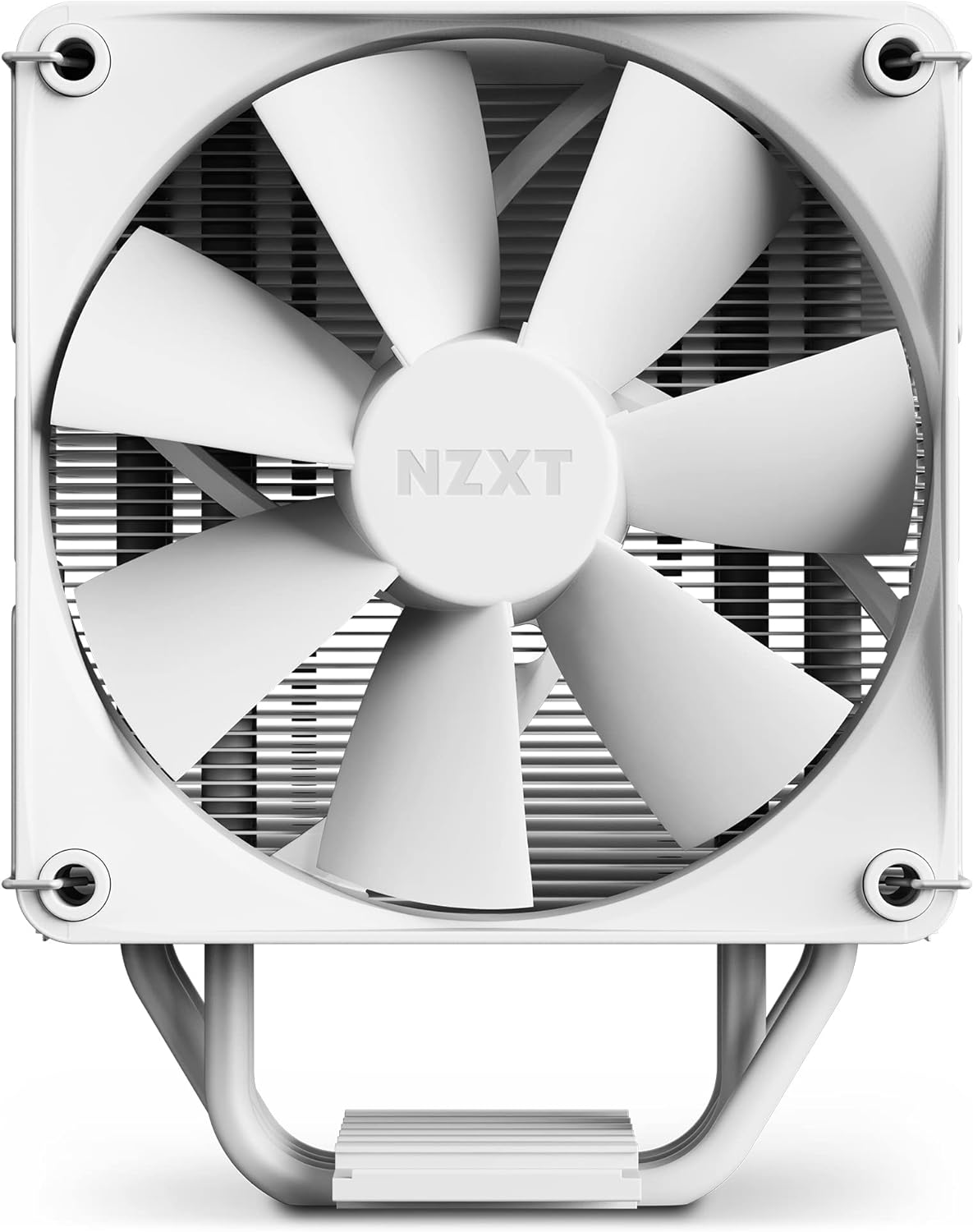 NZXT T120 CPU Air Cooler - RC-TN120-W1 - Conductive Copper Pipes - Fluid Dynamic Bearings - AMD and Intel Compatibility