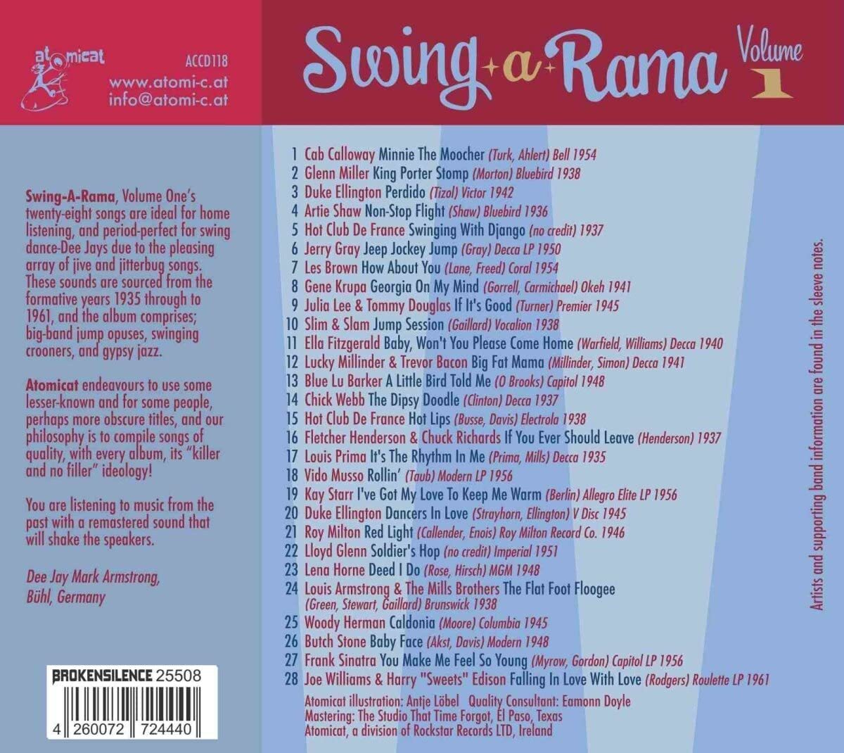 Swing-a-rama: 28 Swingin' Hits from the Vault of Atomicat! - Volume 1