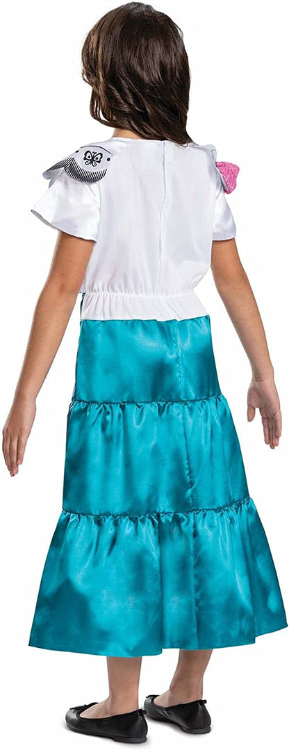 Disney Official Deluxe Mirabel Encanto Costume for Girls - Made with Super Soft Material - Mirabel Costume Kids, Christmas Halloween Princess Fancy Encanto Dress Up Outfit Cosplay