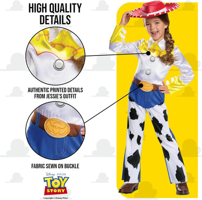 Smiffys Disney Pixar Toy Story 4 Jessie Deluxe Costume  (Size 5-6)