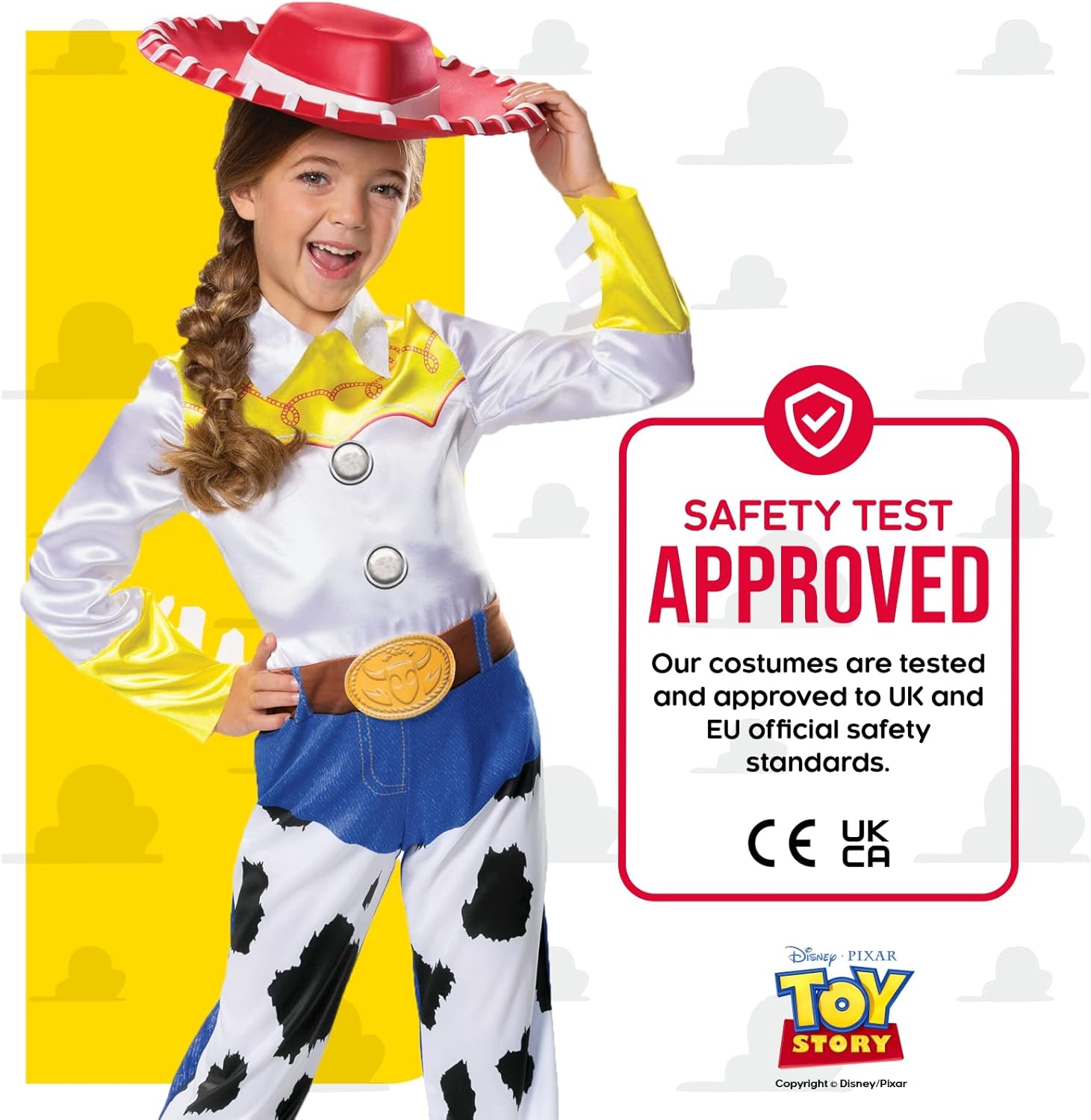 Smiffys Disney Pixar Toy Story 4 Jessie Deluxe Costume  (Size 5-6)