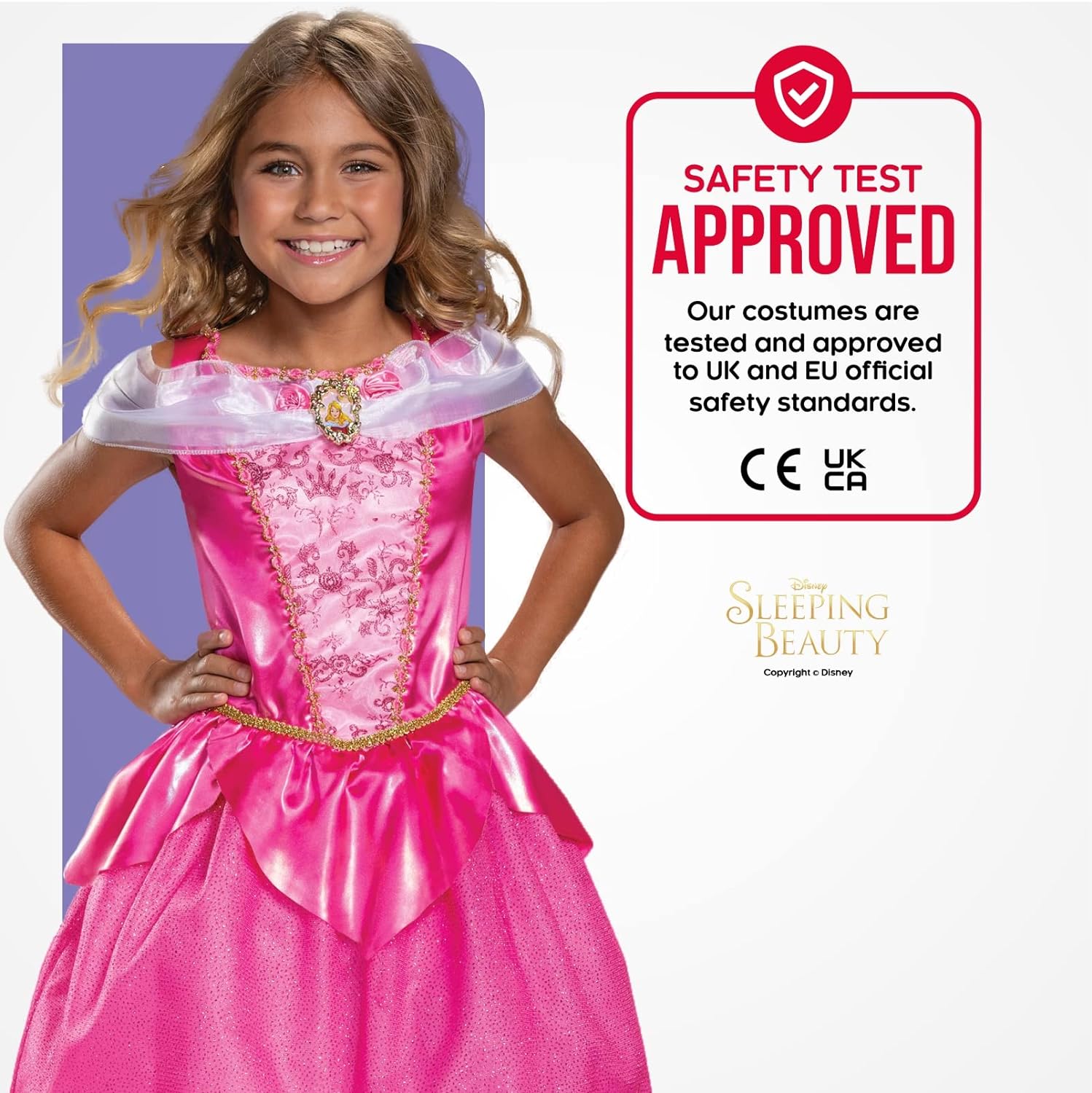 Disney Official Deluxe Princess Aurora Costume Kids, Sleeping Beauty Dress Up For Girls