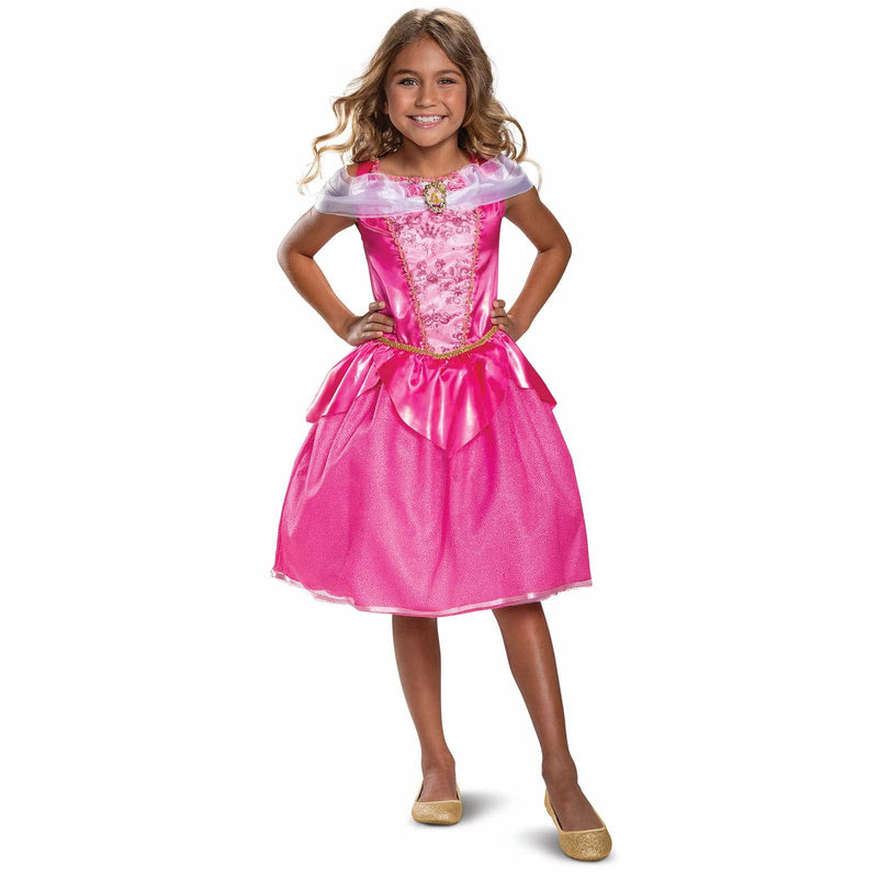 Disney Official Deluxe Princess Aurora Costume Kids, Sleeping Beauty Dress Up For Girls