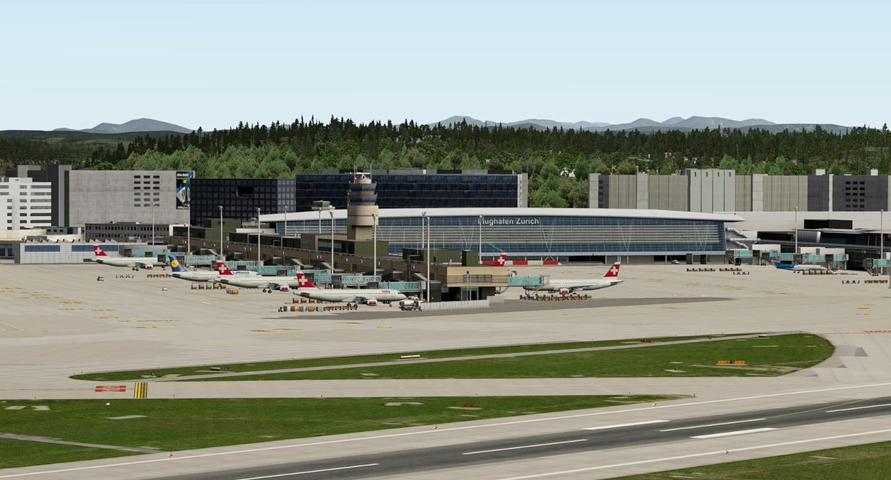 Airport Zurich (Add-on for XPlane 11) (PC DVD