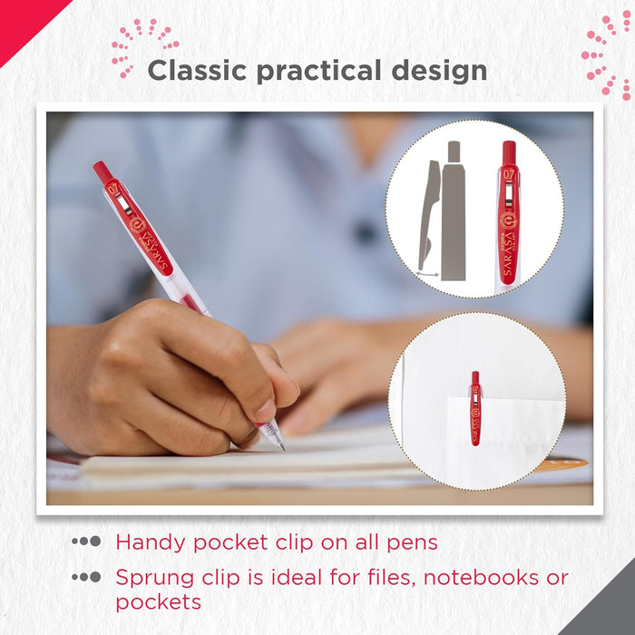 ZEBRA 0.7 mm Sarasa Clip Gel Ink Pen