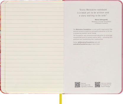 Moleskine - Limited Edition Year of the Rabbit Notebook, Rule Layout and Fabric Hard Cover Journal, Size Pocket 9 x 14 cm, 176 Pages