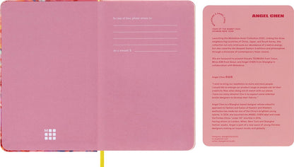 Moleskine - Limited Edition Year of the Rabbit Notebook, Rule Layout and Fabric Hard Cover Journal, Size Pocket 9 x 14 cm, 176 Pages