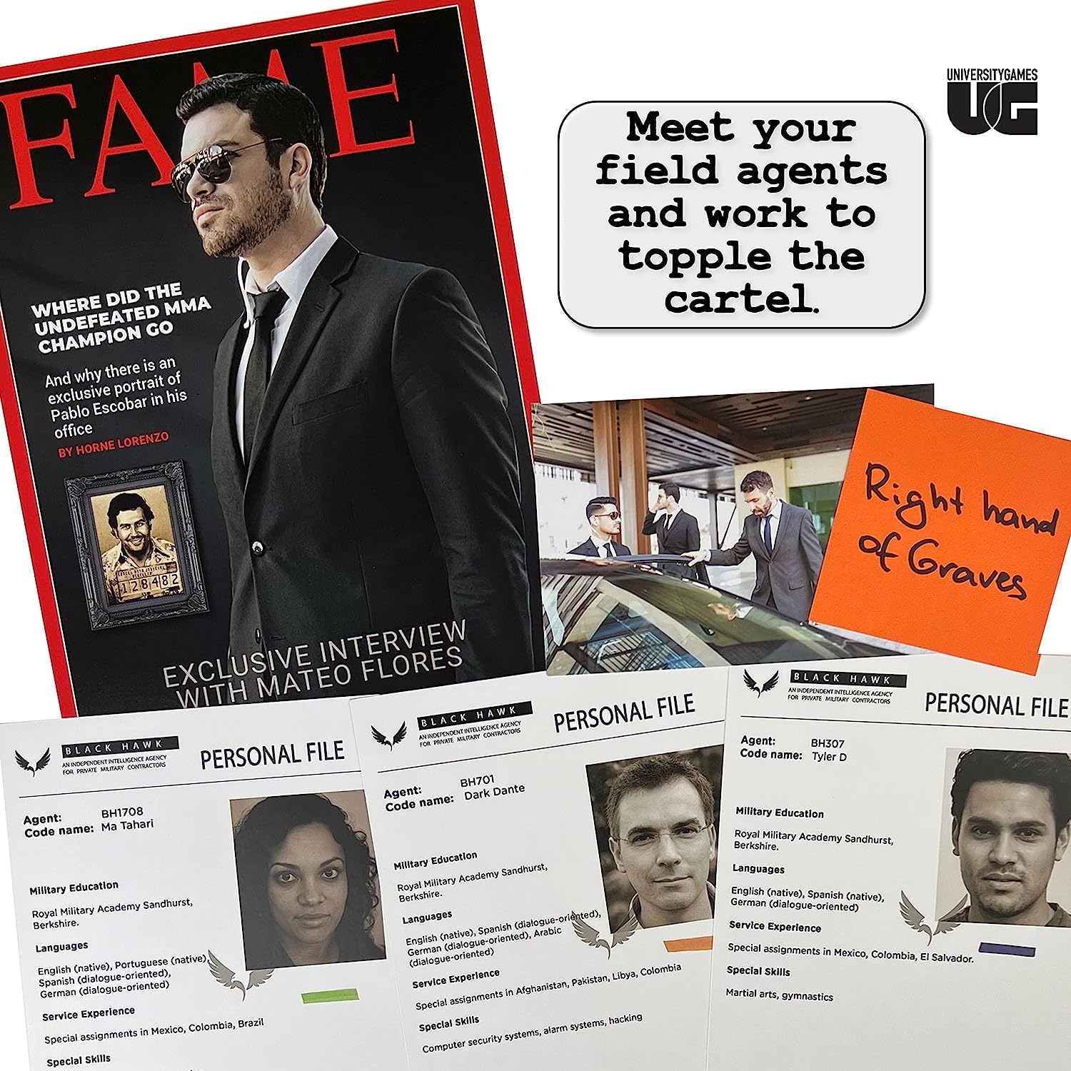 Murder Mystery Party, Mission Blackhawk Live Mission Case File