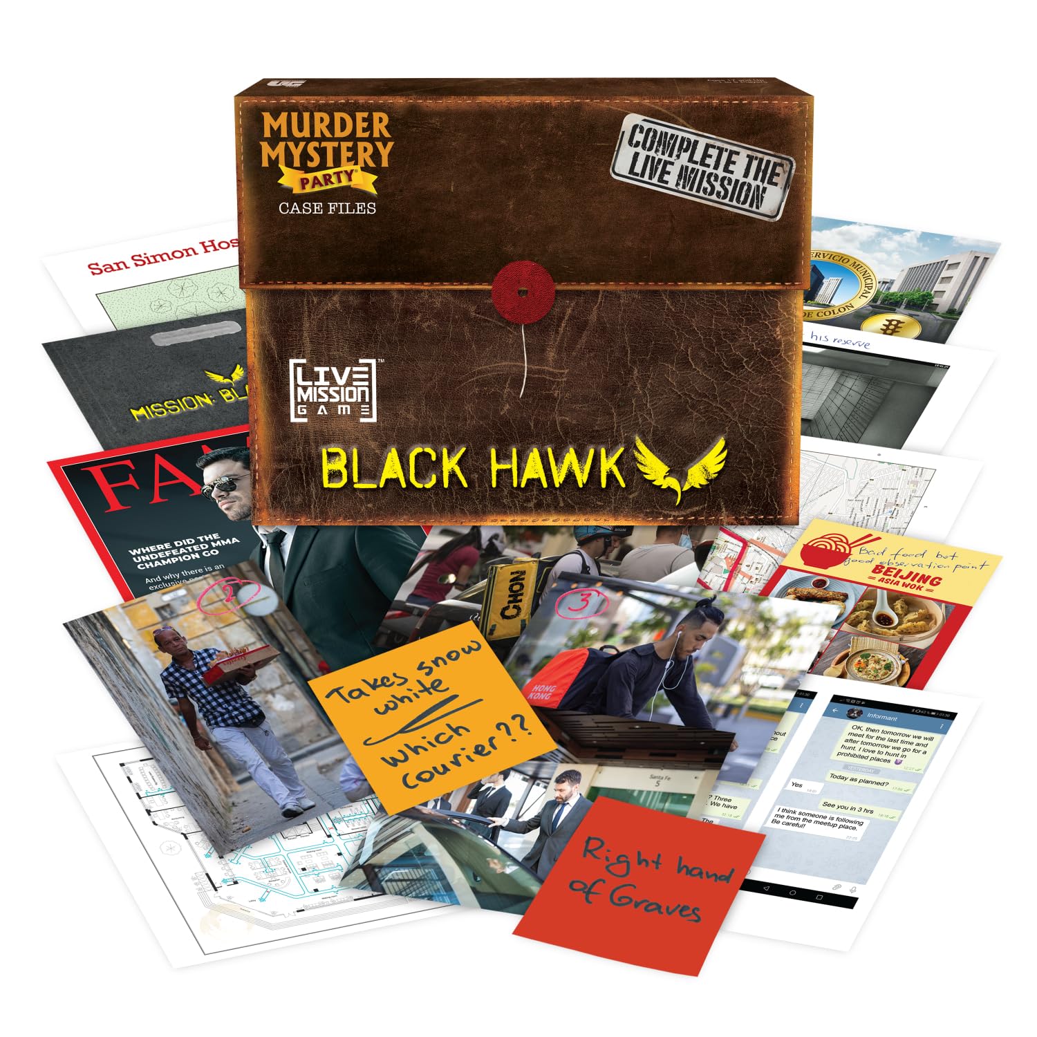 Murder Mystery Party, Mission Blackhawk Live Mission Case File