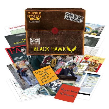 Murder Mystery Party, Mission Blackhawk Live Mission Case File