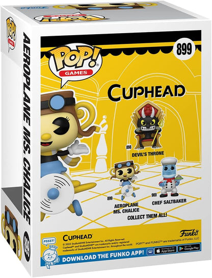 Funko POP! Games: Cuphead - Chef Saltbaker - Aeroplane Chalice - Collectable Vinyl Figure - Gift Idea - Official Merchandise - Toys for Kids & Adults - Video Games Fans - Model Figure for Collectors