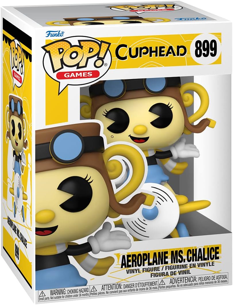 Funko POP! Games: Cuphead - Chef Saltbaker - Aeroplane Chalice - Collectable Vinyl Figure - Gift Idea - Official Merchandise - Toys for Kids & Adults - Video Games Fans - Model Figure for Collectors
