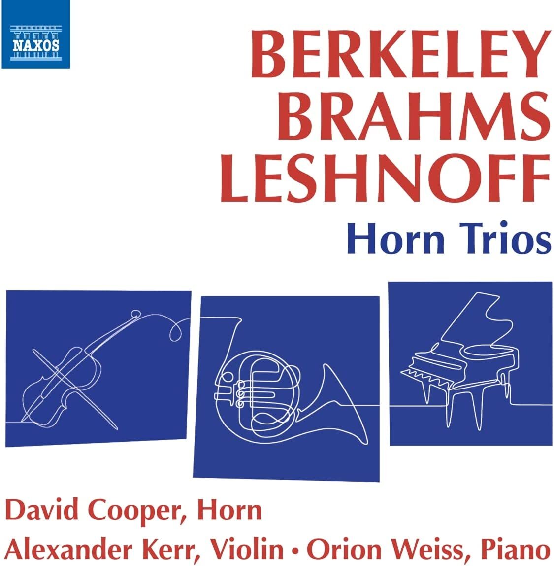 Berkeley/Brahms/Leshnoff: Horn Trios