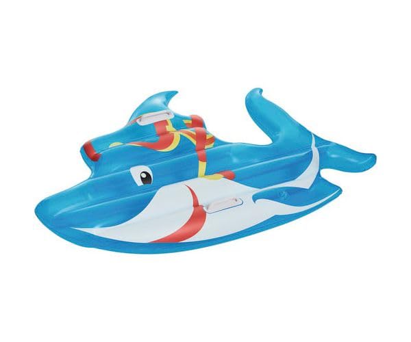 HAPPY PEOPLE Inflatable Floating Shark (77589