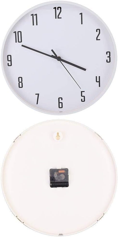 Belissy 14in Nordic Modern Style Wall Clock Living Room Mute Wall Clock Decoration White