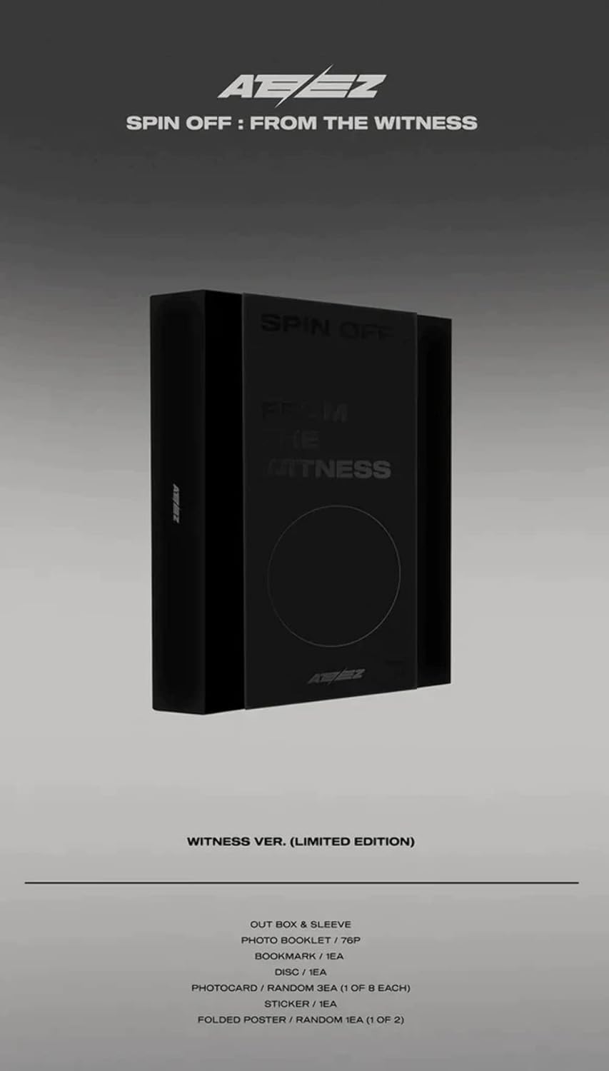 Spin Off : From The Witness - Limited Witness Version - incl. Photo Booklet, Bookmark, 3 Photocards, Sticker + Folded Poster